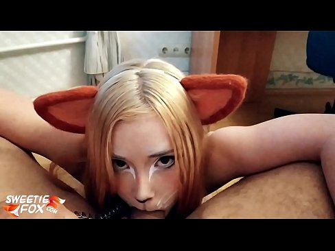 ❤️ Kitsune norīt penis un sperma viņas mutē ☑ Duršanās video pie mums